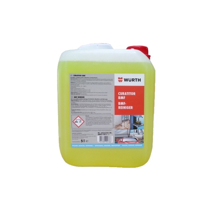 Solutie curatare auto Wurth, ecologica, galben deschis, 5L