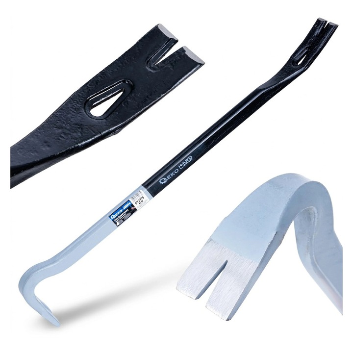 Ranga cu două capete, Geko, 600mm, oțel forjat, gri-negru