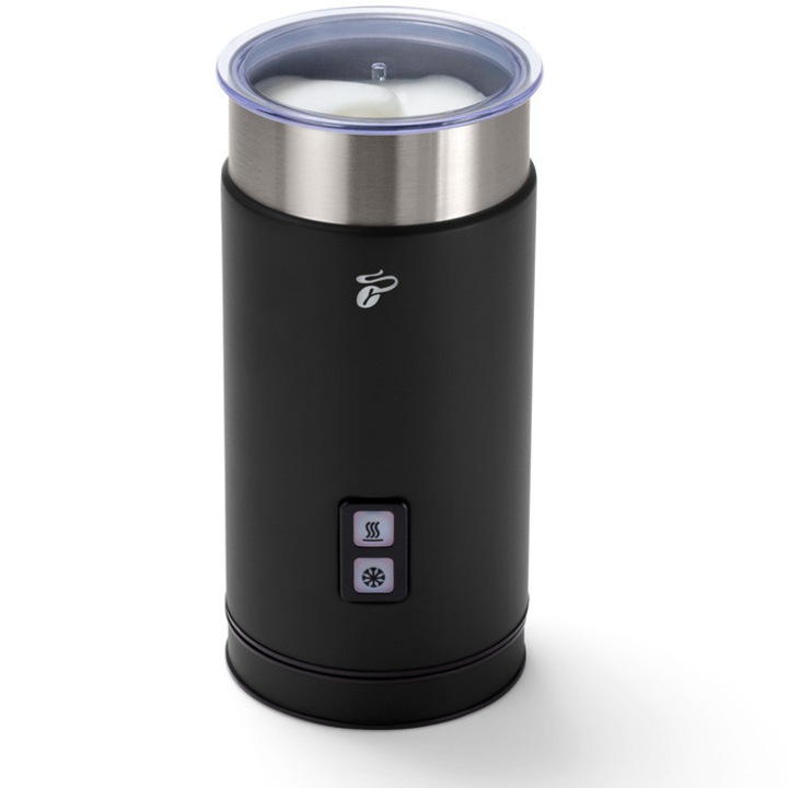 Aparat de spumare a laptelui Tchibo 658937, 130 ml, Negru