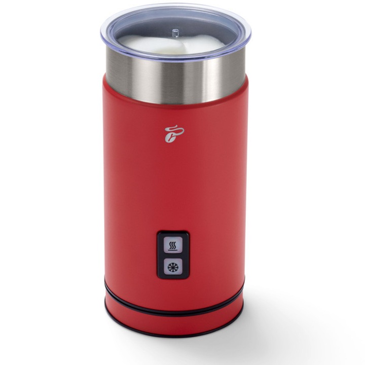 Aparat de spumare a laptelui Tchibo 658933, 130 ml, Rosu