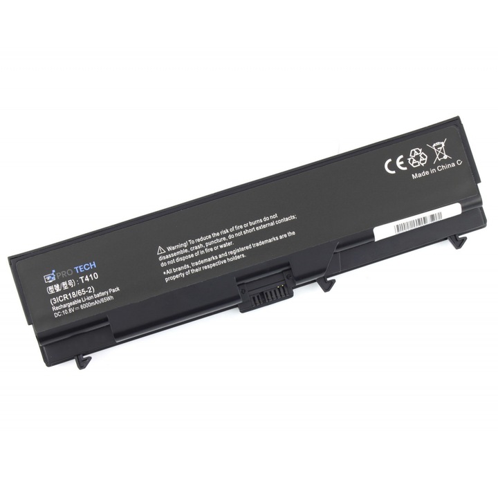 Висококачествена батерия Protech, съвместима с Lenovo ThinkPad T530 6000mAH, ThinkPad T530i 6000mAH 65Wh