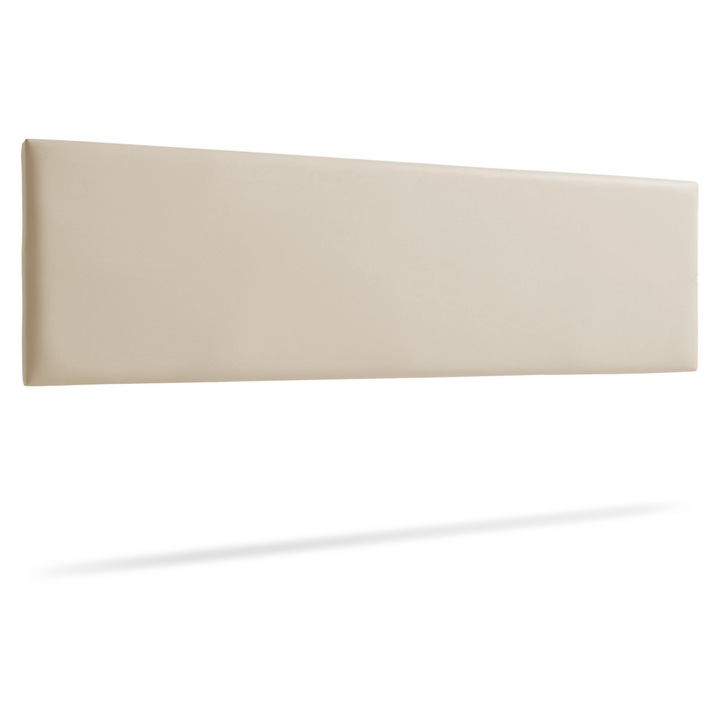 NOVA Kárpitozott Fejtámla Bársony 145x50x5 cm - Törtfehér - Moonia