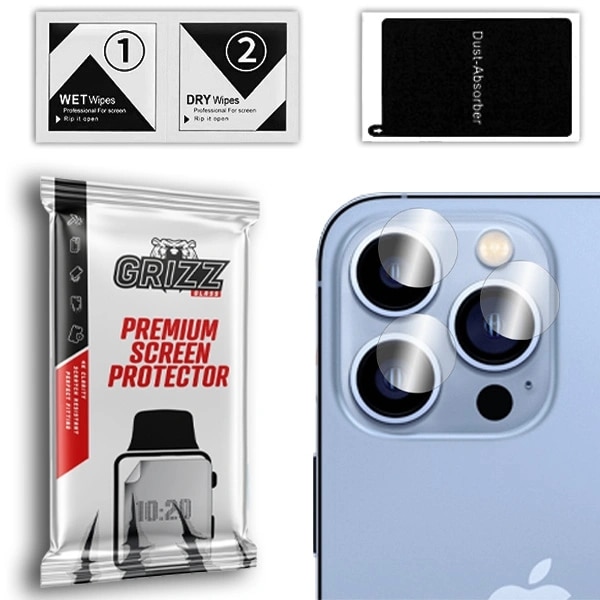 Set de 2 protectii camera foto GrizzGlass HybridGlass compatibile cu Samsung Galaxy S26 Ultra, Transparent