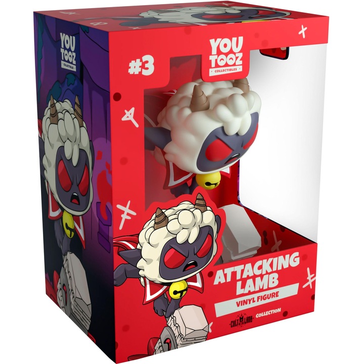 Figurina vinil Cult of the Lamb Miel atacator, 11 cm