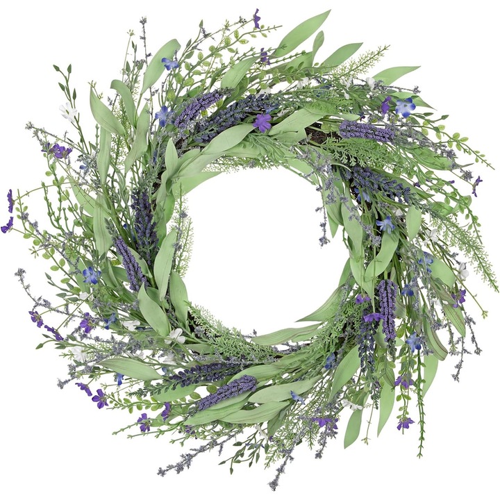 Coronita Margarete Artificiale Ø50cm, Decoratiune Usa Primavara