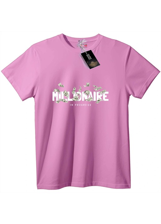 Póló: Milliomos leszek, Candy Pink