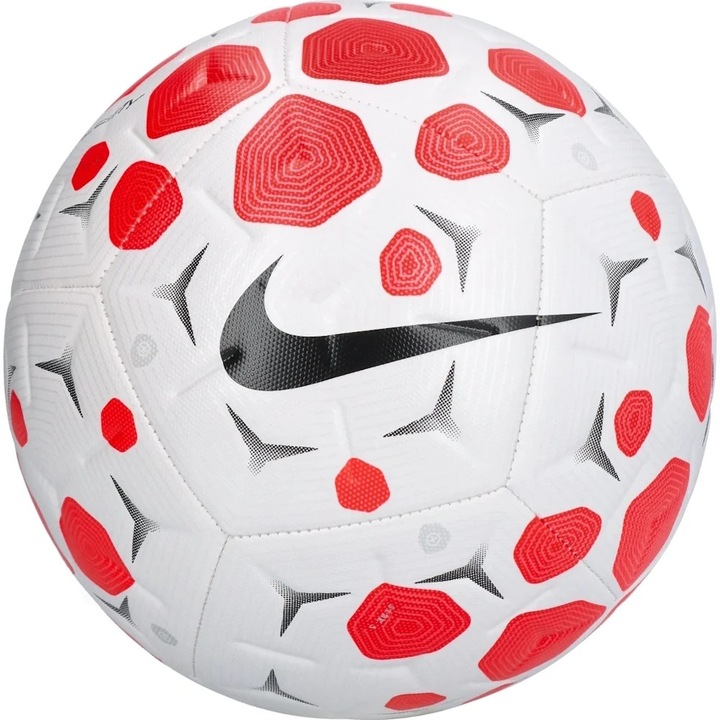 Minge fotbal Nike Academy 25/26, alb/rosu, marimea 5