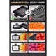 Tocator de Legume 15 in 1, NEVERMORE, Feliator multifunctional, separator de albusuri, maruntitor, feliere, cadou perfect, Lame inox, Alb/Negru