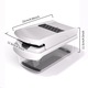 Tocator de Legume 15 in 1, NEVERMORE, Feliator multifunctional, separator de albusuri, maruntitor, feliere, cadou perfect, Lame inox, Alb/Negru