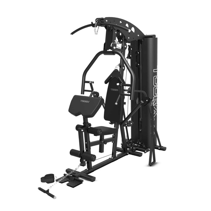 Aparat multifunctional fitness TOORX MSX-1000 semi-profesional, statie antrenament acasa, cablu scripete, exercitii piept spate brate picioare, home gym, aparat forta