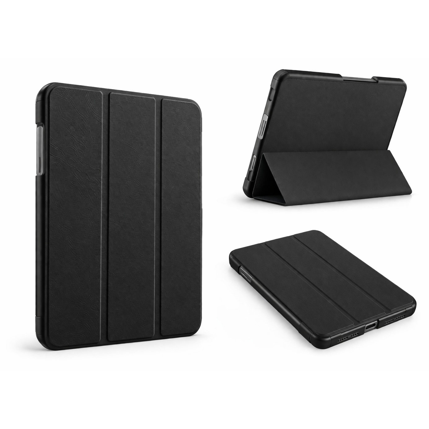 Husa tableta StandPro pentru Honor Pad 10, Protectie 360°, Carcasa Rigida, Piele ECO, Anti-soc si Anti-zgarieturi, Negru