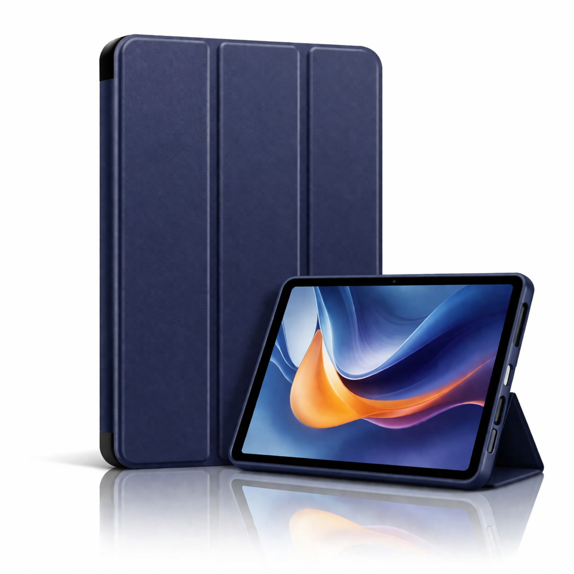 Husa tableta StandPro pentru Lenovo Legion Tab Gen 3, Protectie 360°, Carcasa Rigida, Piele ECO, Anti-soc si Anti-zgarieturi, Albastru
