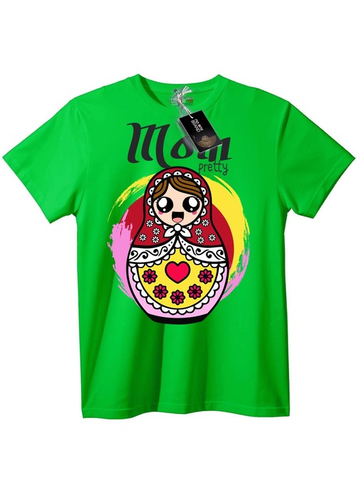 Matrjoska póló, Világoszöld