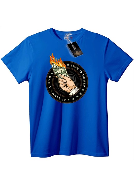 Póló 'Az idő pénz', Kék