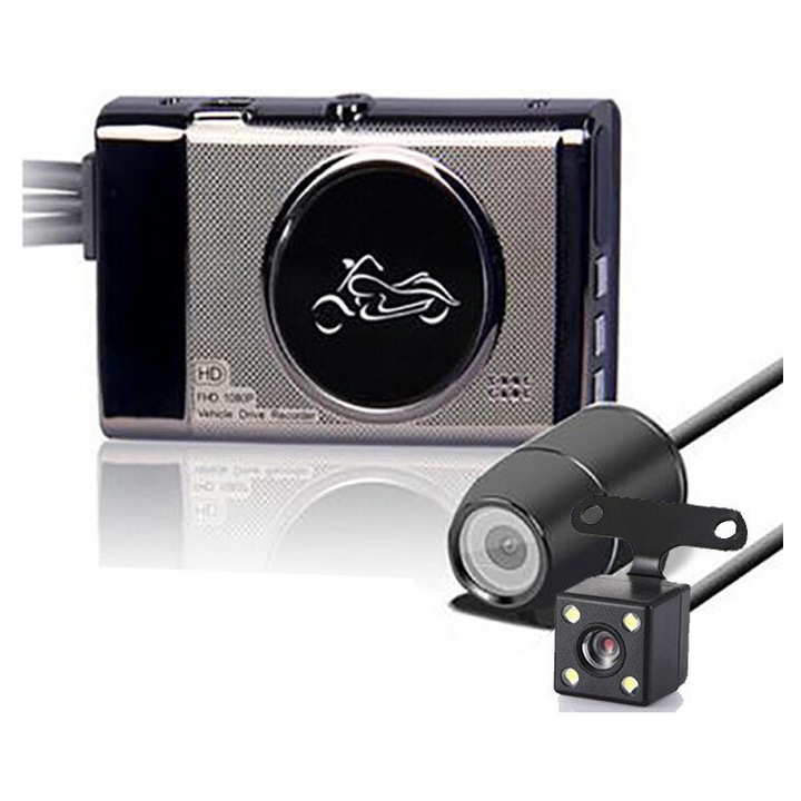 Camera auto DVR cu doua lentile, inregistrare fata si spate, waterproof, 3.0-inch, 90x53x25mm