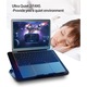 Cooler laptop 14-15.6 inch, design ergonomic, 2 ventilatoare silentioase, USB, portabil