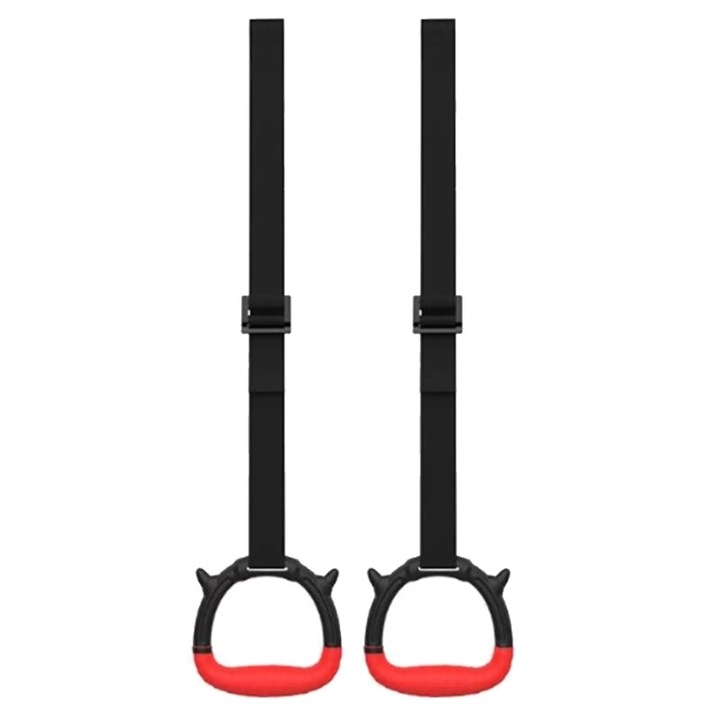 Set inele gimnastice pentru copii, 100cm, design clasic, non-alunecare