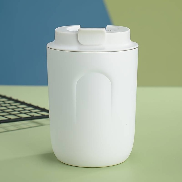 Cana termica 220ml, inox 316, design portabil, capac, pentru calatorii