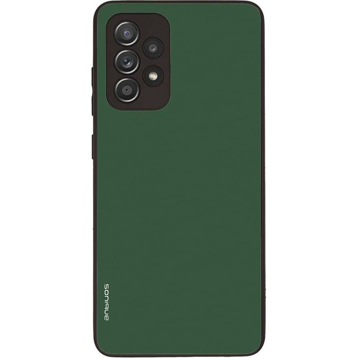 Husa telefon Sonique ColorBloc Series, verde, pentru Samsung Galaxy A52 4G/5G / Galaxy A52s 5G, silicon, design modern
