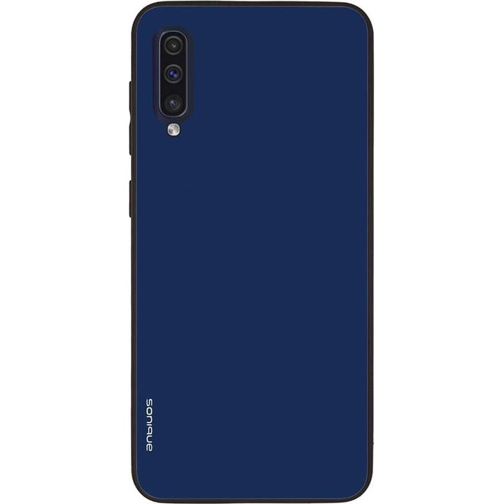 Husa telefon Sonique ColorBloc Series, protectie extra, antiderapanta, albastra, pentru Samsung Galaxy A50/A50S/A30S