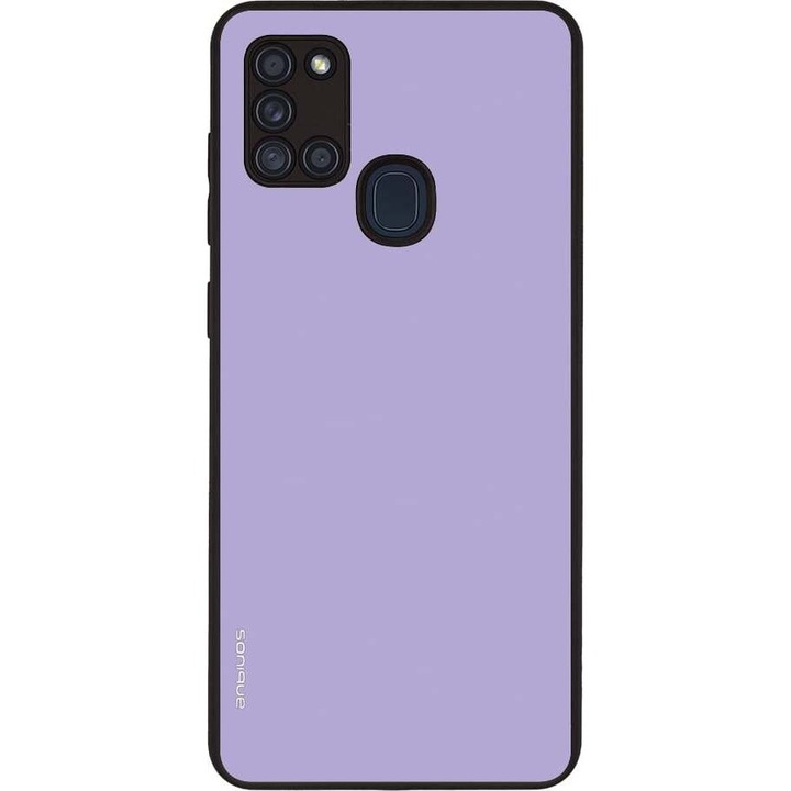 Husa telefon Sonique ColorBloc Series, protectie extra, antisoc, violet, pentru Samsung Galaxy A21s