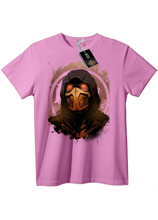 Katonai kapucnis póló, Candy Pink