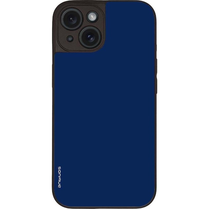 Husa telefon Sonique Colorbloc Series pentru Apple iPhone 15, antiderapanta, design marmura, albastra