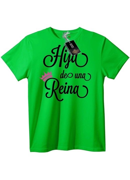 Királynői kék póló, Világoszöld