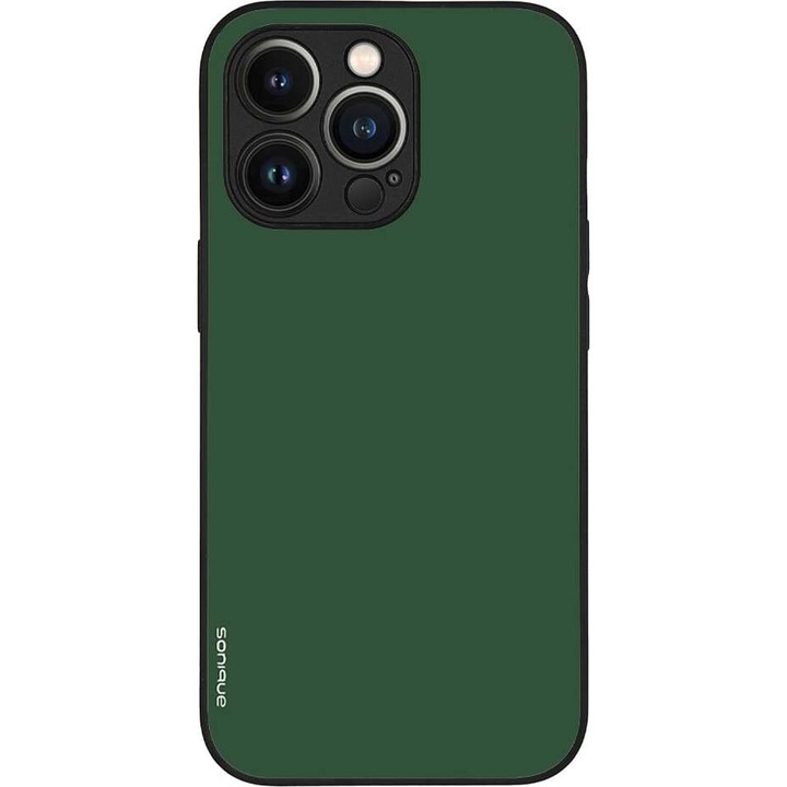Sonique Theke Colorbloc Series pentru Apple iPhone 13 Pro, verde, silicon, design modern