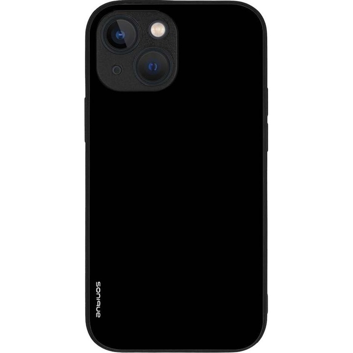 Husa telefon Sonique Colorbloc Series pentru Apple iPhone 13 Mini, silicon, antisoc, negru