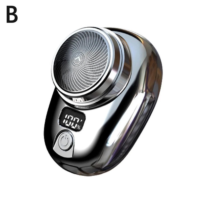 Aparat de ras electric portabil, USB reincarcabil, design compact, multicolor