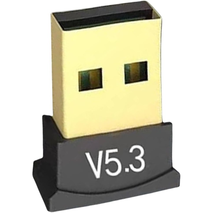 Bluetooth 5.3 adapter, USB vevő PC-hez, magas kompatibilitás, univerzális használat, kompakt méretek