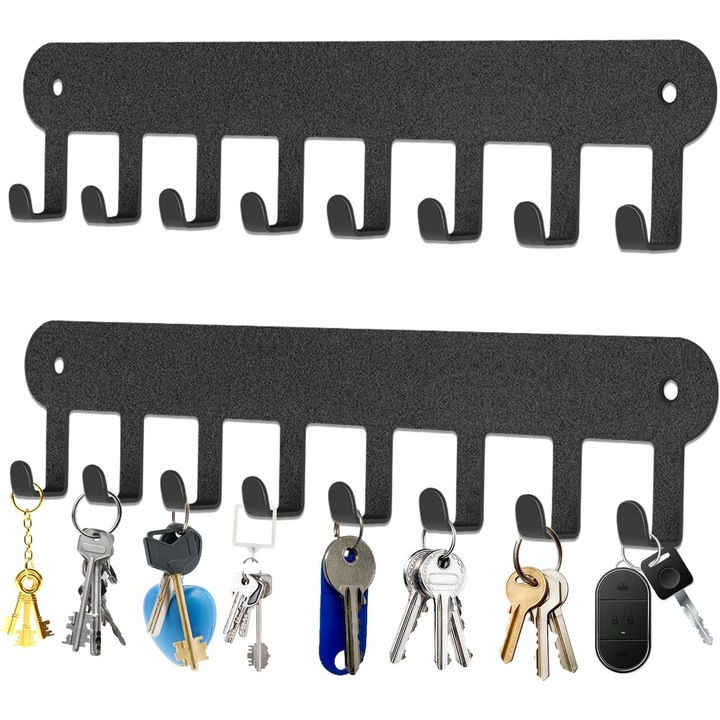 Set 2 saci pentru costume, 60x120cm, material respirabil, negru