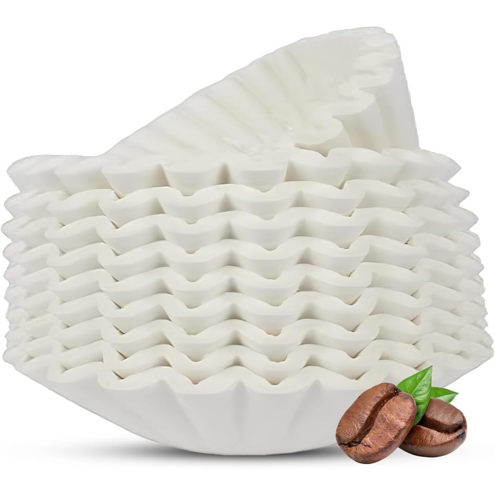 Filtru de cafea din hartie, 50 bucati, 18.8x18.4x18.4 cm, pentru aparate de cafea comerciale