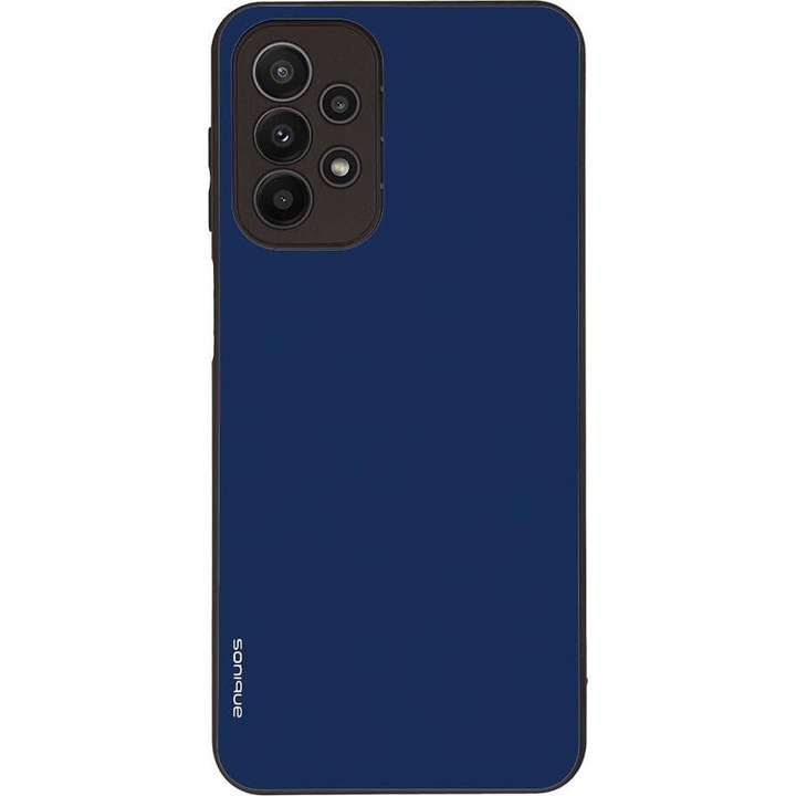 Husa telefon Sonique ColorBloc Series, protectie extra, antiderapant, albastra, pentru Samsung Galaxy A23 5G / A23 4G