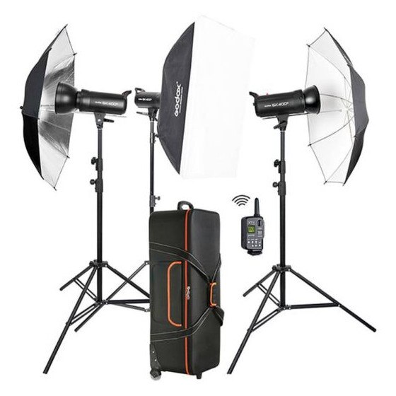 Kit Blitzuri GODOX SK400II-D, negru - eMAG.ro