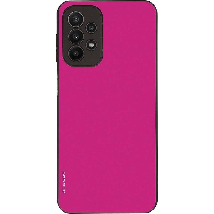 Husa telefon Sonique ColorBloc Series, protectie extra, antiderapant, roz, pentru Samsung Galaxy A23 5G / A23 4G