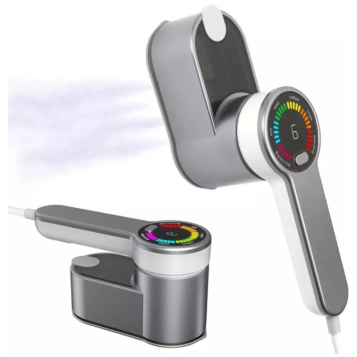 Camera de supraveghere simulata, solara, cu LED-uri intermitente, alba, 28x17.5x10cm