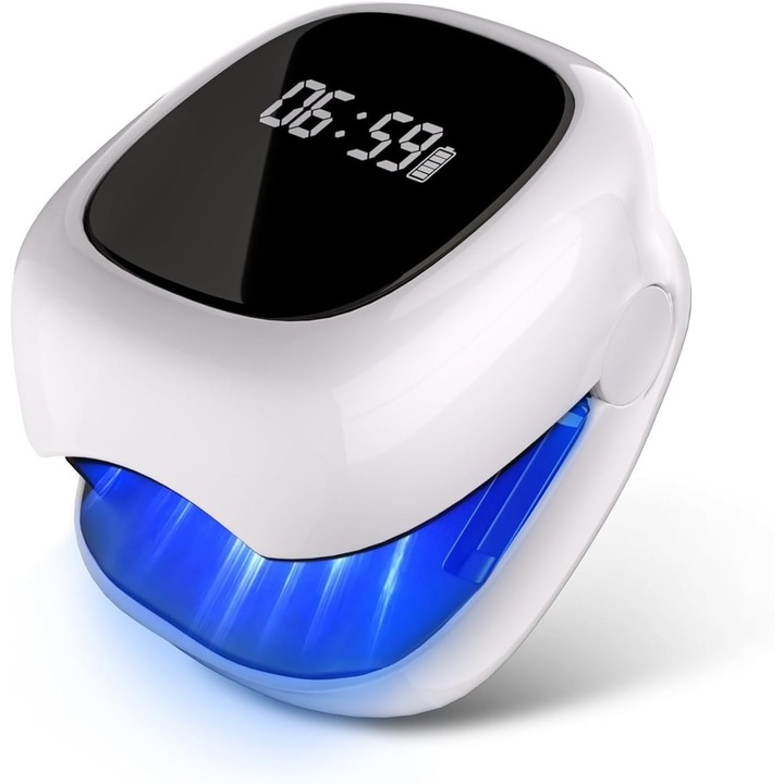 Lupa cu LED-uri, 30x, 21 lumini, 3 temperaturi de culoare, incarcare USB, design ergonomic