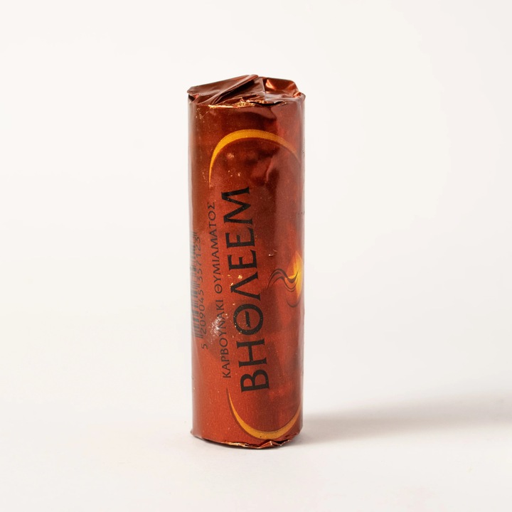 Carbune Bethleem fara fum pentru catuie – Timp de ardere 50 minute – Ø 2, 7 cm – 6 bucati