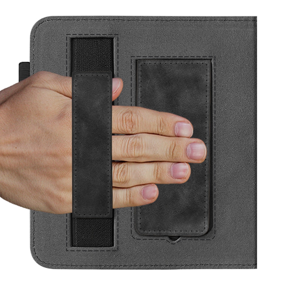 Husa din piele pentru KOBO Libra Colour 7-inch 2024, cu suport pentru incheietura mainii, modul de somn, microfibra
