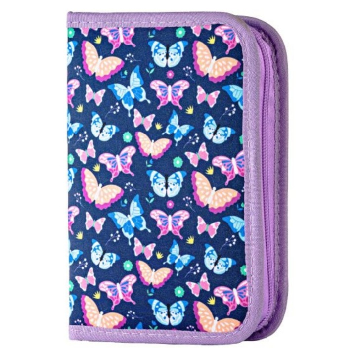 Penar Daco echipat cu 1 fermoar si 2 extensii - Motiv Butterflies PE1974E