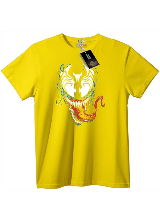 Tricou Venom Față, Galben