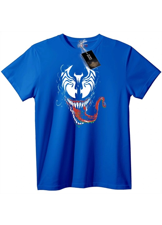 Tricou Venom Față, Albastru