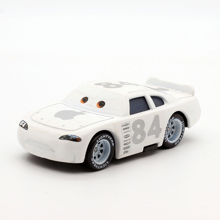 Masinuta diecast din seria "Cars", alba, 84