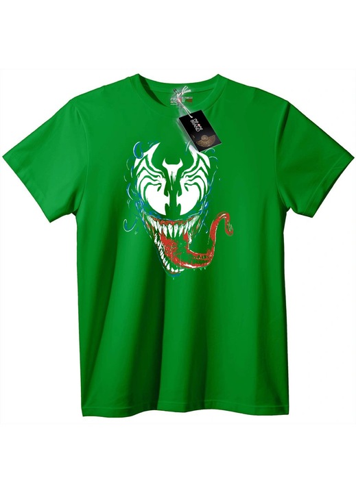 Tricou Venom Față, Verde