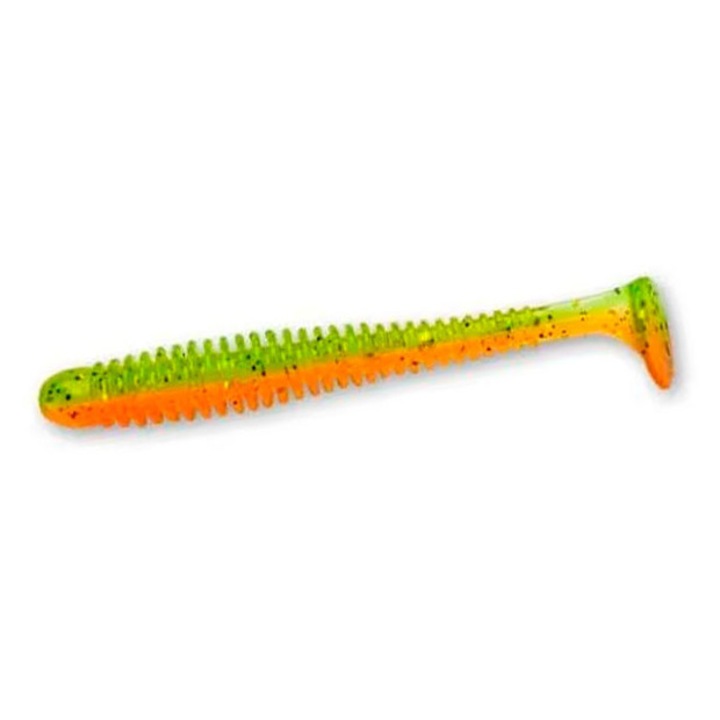 Naluca soft Crazy Fish Vibro Worm 85mm culoare 28d Squid
