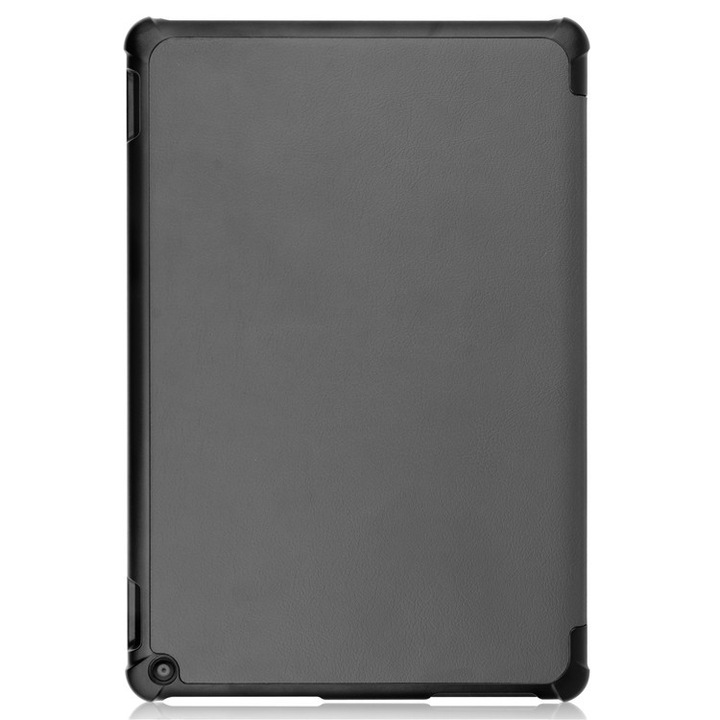 Husa tableta din piele Castel, tri-fold, pentru Kindle Fire HD10 2021, culoare neagra, dimensiuni 25x17x1cm