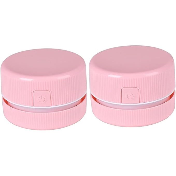 Set aspiratoare portabile pentru birou si acasa, colector compact, multicolor, 2 piese