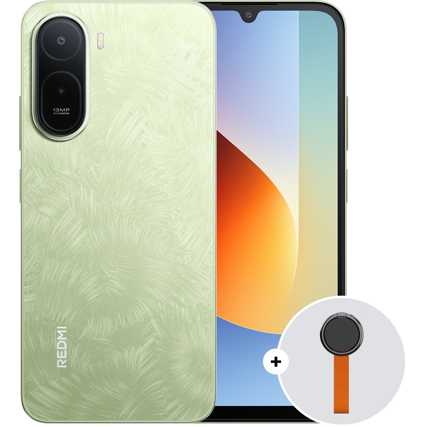 Telefon Mobil Xiaomi REDMI A7 Pro, 4G RAM, 64GB ROM, Green + Woven Strap Ring Stand